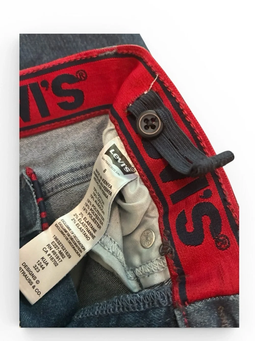 Levi’s Youth Slim Flex Stretch jeans